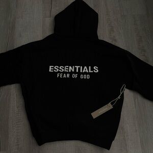 Fear of God Essentials Black Hoodie